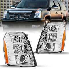 VehicleAid Headlights For 2007-2014 Cadillac Escalade HID/Xenon