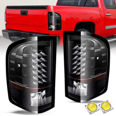 VehicleAid Taillights For 2007-2013 Chevy Silverado 1500