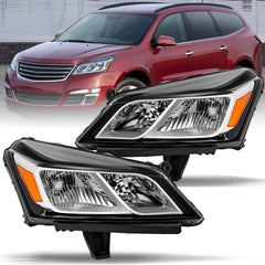 VehicleAid Headlights For 2013-2017 Chevy Traverse