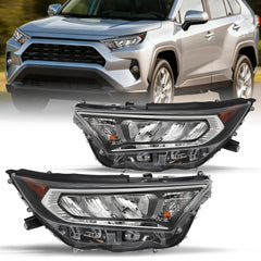 VehicleAid Headlights For 2019-2022 Toyota RAV4 LE XLE