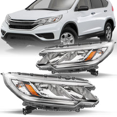 VehicleAid Headlights For 2015-2016 Honda CR-V
