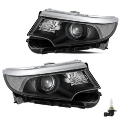 VehicleAid Projector Headlights For 2011-2014 Ford Edge