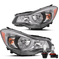 VehicleAid Headlights For 2012-2015 Subaru Impreza(Except WRX)
