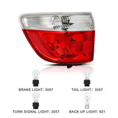 VehicleAid Taillights For 2011-2013 Dodge Durango