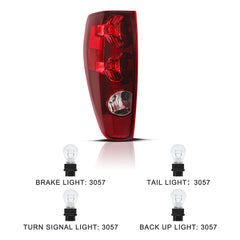 VehicleAid Taillights For 2004-2012 Chevy Colorado