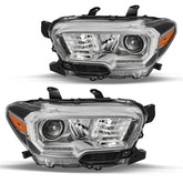VehicleAid Halogen Headlights For 2016-2022 Toyota Tacoma w/LED DRL