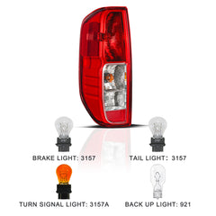 VehicleAid Taillights For 2005-2021 Nissan Frontier