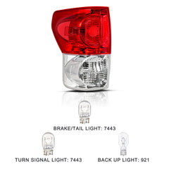 VehicleAid Taillights For 2007-2009 Toyota Tundra