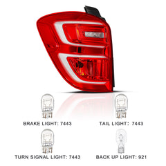 VehicleAid Taillights For 2016-2017 Chevy Equinox