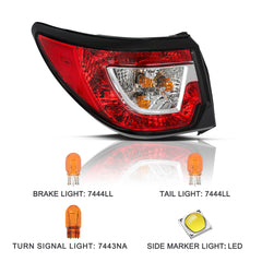 VehicleAid Taillights For 2013-2017 Chevy Traverse