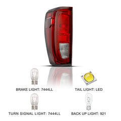 VehicleAid Halogen Taillights For 2019-2024 GMC Sierra 1500/2500HD/3500HD