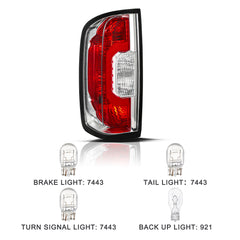 VehicleAid Taillights For 2015-2022 GMC Canyon