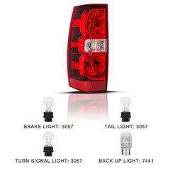 VehicleAid Taillights For 2007-2014 Chevy Suburban