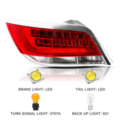 VehicleAid Taillights For 2010-2013 Buick LaCrosse