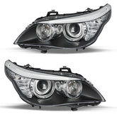 VehicleAid Headlights For 2008-2010 BMW 528i 535i 550i M5 HID/Xenon with AFS Model