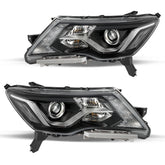 VehicleAid Headlights For 2017-2020 Nissan Pathfinder Halogen Projector w/LED DRL