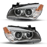 VehicleAid Headlights For 2013-2015 BMW X1 Xenon w/LED DRL