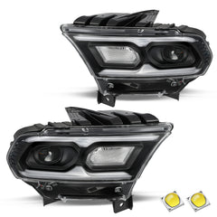 VehicleAid Headlights For 2021-2024 Dodge Durango w/LED DRL