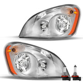 VehicleAid Headlights For 2008-2017 Freightliner Cascadia Halogen