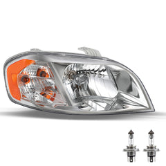 VehicleAid Halogen Headlights For 2007-2011 Chevy Aveo/2007-2009 Pontiac Wave/2009 Pontiac G3