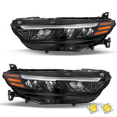 VehicleAid Full LED Headlights For 2023-2025 Honda Accord