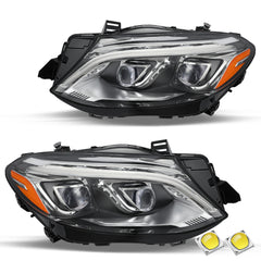 VehicleAid Full LED Headlights For 2016-2019 Mercedes-Benz GLE W166 GLE350 GLE400 GLE450 GLE500 GLE550