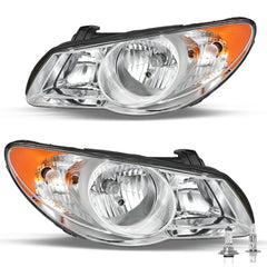 VehicleAid Headlights For 2007-2009 Hyundai Elantra
