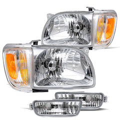 VehicleAid Headlights For 2001-2004 Toyota Tacoma
