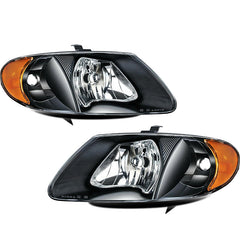 VehicleAid Headlights For 2001-2007 Chrysler Town & Country