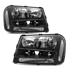 VehicleAid Headlights For 2002-2009 Chevy Trailblazer