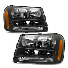 VehicleAid Headlights For 2002-2009 Chevy Trailblazer