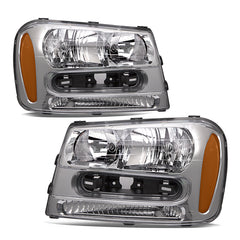VehicleAid Headlights For 2002-2009 Chevy Trailblazer