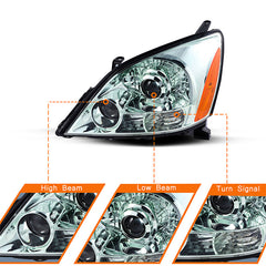 VehicleAid Headlights For 2003-2009 Lexus GX470