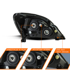 VehicleAid Headlights For 2003-2009 Lexus GX470