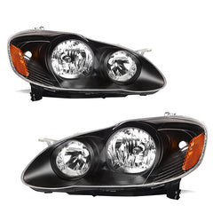 VehicleAid Headlights For 2003-2008 Toyota Corolla