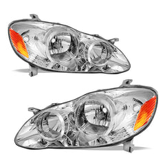 VehicleAid Headlights For 2003-2008 Toyota Corolla