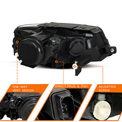 VehicleAid Headlights For 2006-2010 Volkwagon Passat