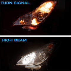 VehicleAid Headlights For 2008-2017 Infiniti EX35/EX37/QX50