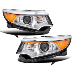 VehicleAid Projector Headlights For 2011-2014 Ford Edge