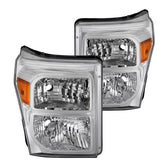 VehicleAid Headlights For 2011-2016 Ford F250 F350 F450 F550 Super Duty
