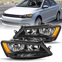 VehicleAid Headlights For 2011-2018 Volkswagen Jetta MK6