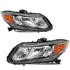 VehicleAid Headlights For 2012-2015 Honda Civic