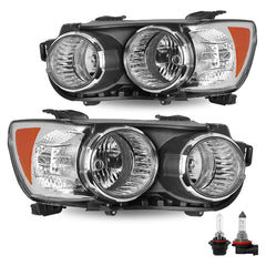 VehicleAid Headlights For 2012-2016 Chevy Sonic with Chrome Bezel