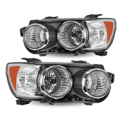 VehicleAid Headlights For 2012-2016 Chevy Sonic with Chrome Bezel