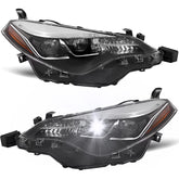 VehicleAid Projector Headlights For 2017-2019 Toyota Corolla