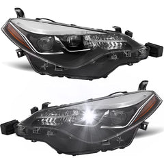 VehicleAid Projector Headlights For 2017-2019 Toyota Corolla