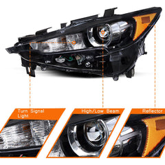 VehicleAid LED Headlights For 2017-2019 Mazda CX-5