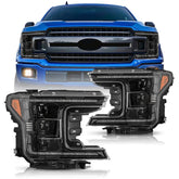 VehicleAid Full LED Performance Headlights For 2018-2020 Ford F150