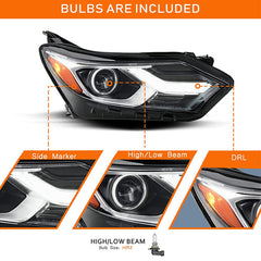 VehicleAid Headlights For 2018-2021 Chevy Equinox