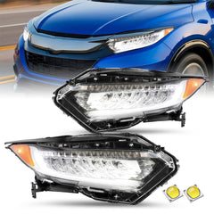 VehicleAid Full LED Headlights For 2019-2022 Honda HR-V